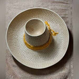 Vintage 1986 METLOX Chip‎ and Dip Sombrero Ceramic California Pottery